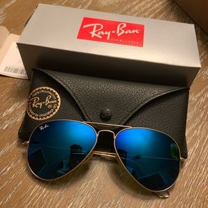 RayBan Aviator Flash Lenses (Brand New Never Worn)